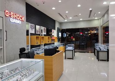 G-Shock storefront signage
